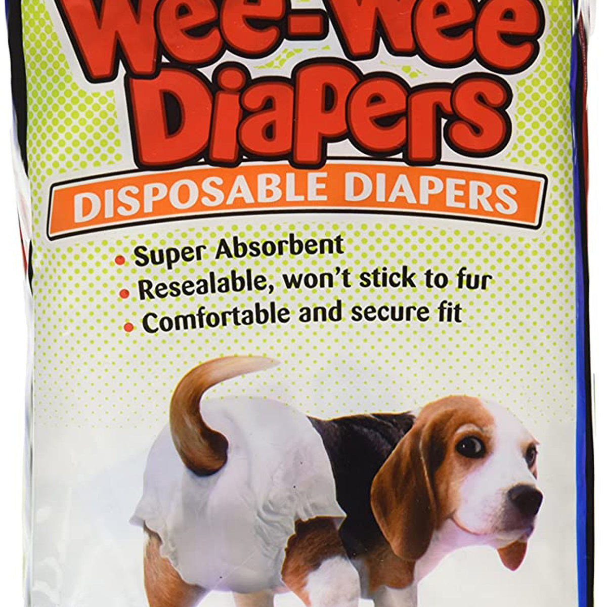 Four Paws Wee-Wee Disposable Dog Diapers Diaper 1ea/Large / XL (12 ct)