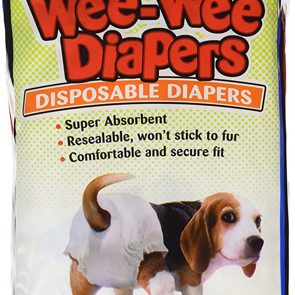 Four Paws Wee-Wee Disposable Dog Diapers Diaper 1ea/Large / XL (12 ct)