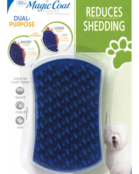 Four Paws Magic Coat Curry Brush for Dogs 1ea/One Size