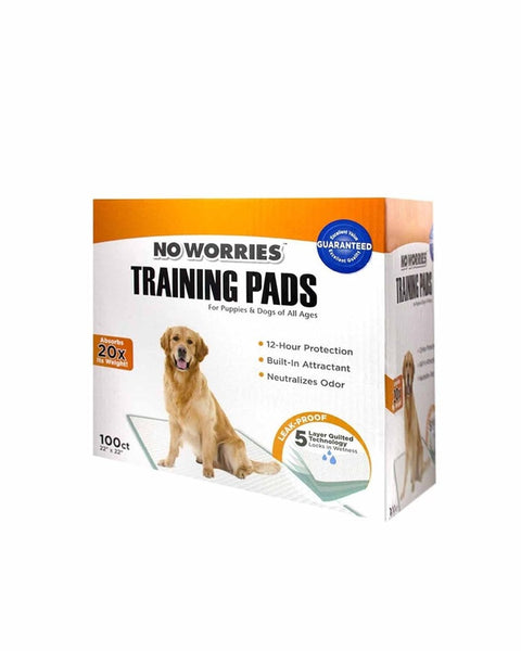 Four Paws No Worries 12-Hour Dog Training Pads 100 Count 1ea/22 inx22 in