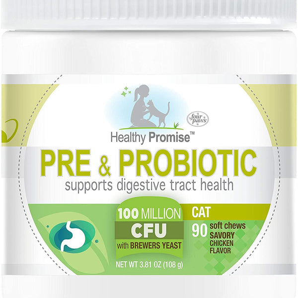Four Paws Healthy Promise Pre and Probiotics for Dogs Soft Chews Pre and Probiotic 1ea/90 ct