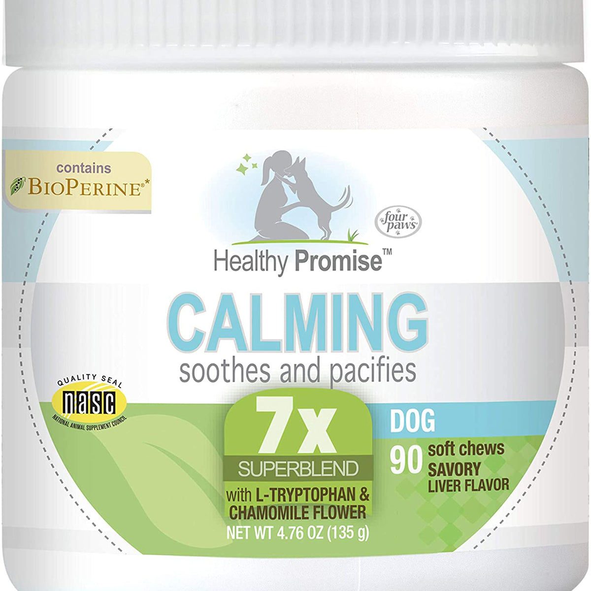 Four Paws Healthy Promise Calming Chews for Dogs Calming 1ea/90 ct
