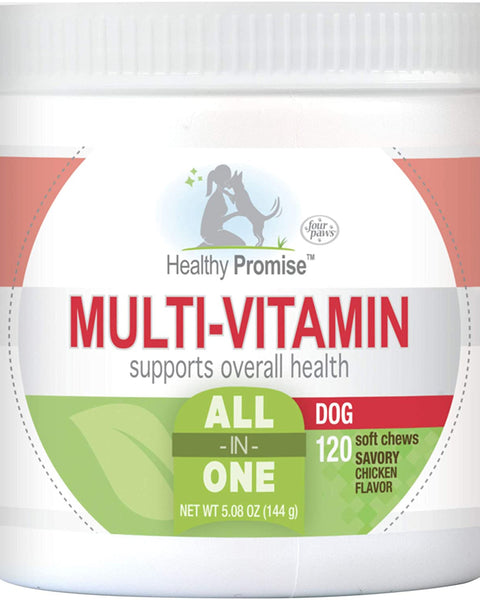 Four Paws Healthy Promise Dog Multivitamin Soft Chews Multivitamin 1ea/120 ct