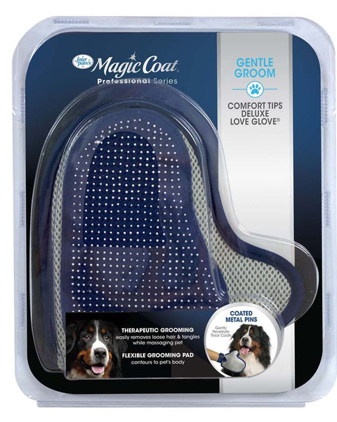 Four Paws Magic Coat Professional Series Comfort Tips Deluxe Dog Grooming Glove One Size