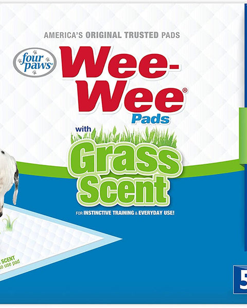 Four Paws Four Paws Wee-Wee Ultimate Attractant Dog Pee Pads with Grass Scent 1ea/100 ct