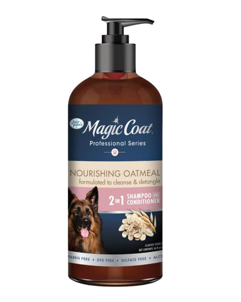 Four Paws Magic Coat Professional Series Nourishing Oatmeal 2 in 1 Dog Shampoo and Conditioner Two in One 1ea/16 Fl. Oz.