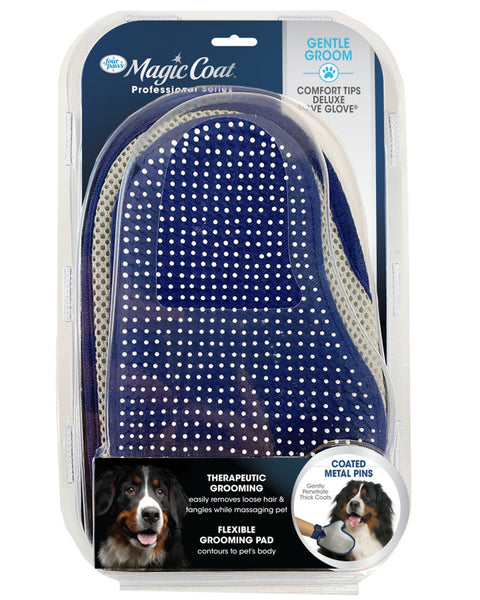 Four Paws Magic Coat Professional Series Comfort Tips Deluxe Dog Grooming Glove One Size