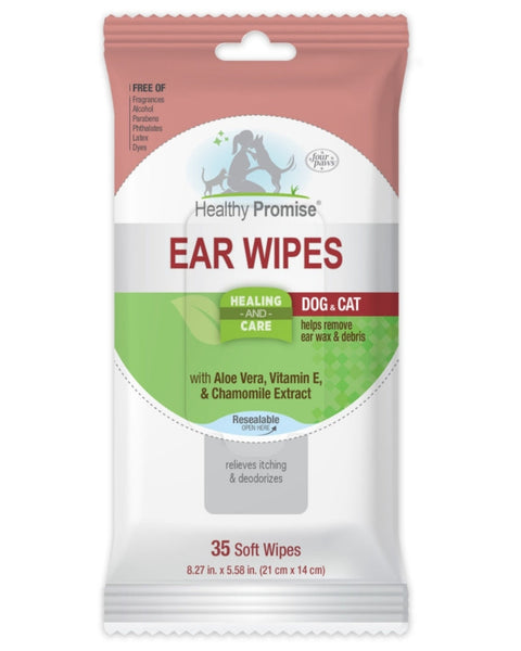 Four Paws Healthy Promise Pet Ear Wipes Ear Wipes 1ea/35 ct