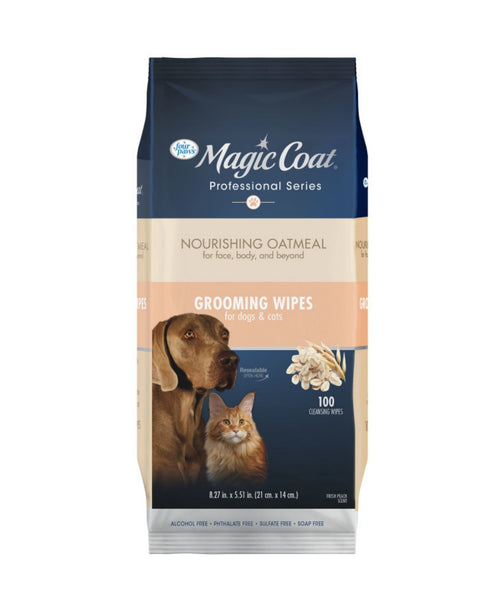 Four Paws Magic Coat Professional Series Grooming Wipes 100ct 1ea  (Case of 2)