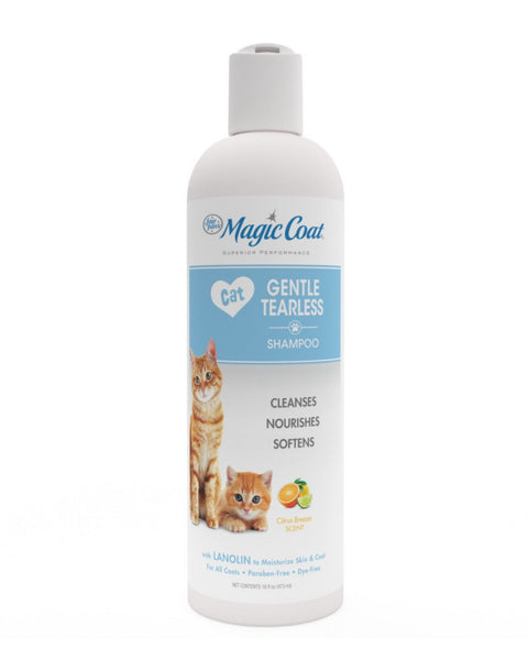 Four Paws Magic Coat Tearless Shampoo for Cats & Kittens Tearless Cat Shampoo, 1ea/16oz.