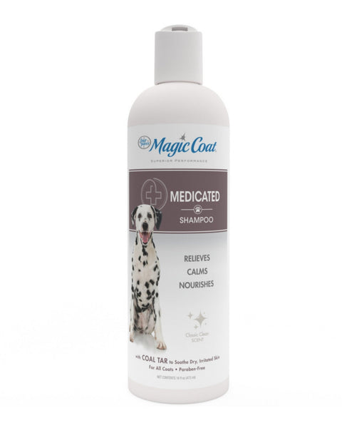 Four Paws Magic Coat Medicated Dog Shampoo for Skin Allergies Medicated Dog Shampoo, 1ea/16oz.