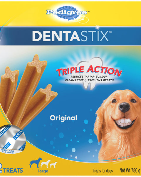 Pedigree DENTASTIX Dog Dental Treat Bacon 1ea/32 ct, LG