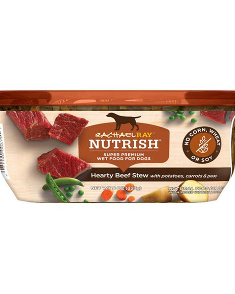 Rachael Ray NUTRISH Wet Dog Food Hearty Beef Stew 8oz. (Case of 8)