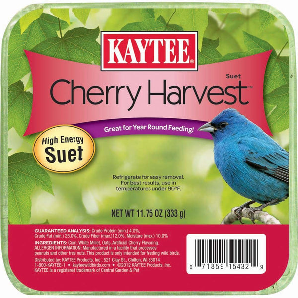 Kaytee Cherry Harvest High Energy Suet 1ea/11.75 oz