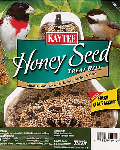 Kaytee Honey Bird Seed Treat Bell 1ea/1 lb