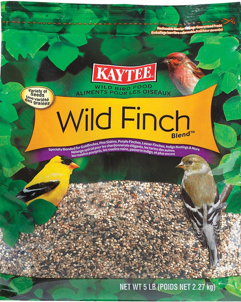 Kaytee Wild Finch Blend Wild Bird Food Stand Up Bag 1ea/5 lb