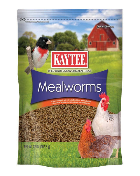 Kaytee Mealworm Food Pouch 1ea/32 oz
