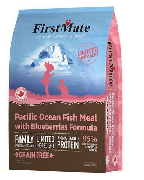 Firstmate Cat Limited Ingredient Grain Free Ocean Fish Blueberries 10Lb.