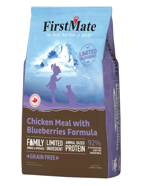 Firstmate Cat Limited Ingredient Grain Free Chicken Blueberries 3.96Lb.