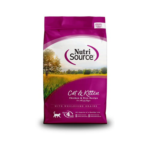 Nutrisource Cat & Kitten Chicken & Rice 16Lb