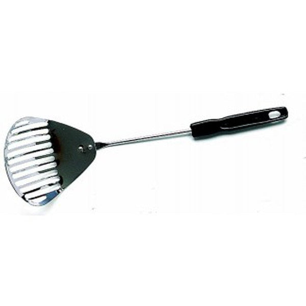 Spot Chrome Cat Litter Scoop with Plastic Handle Black 12 in