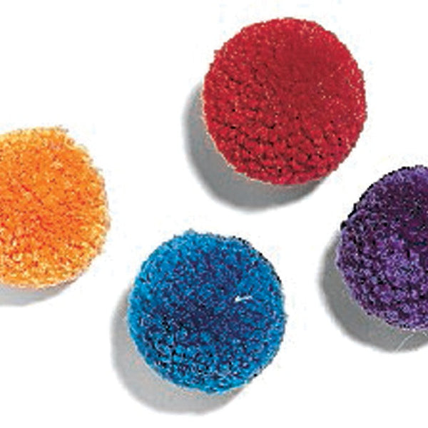 Spot Wool Pom Poms Cat Toy with Catnip Assorted 1.5 in 4 Pack