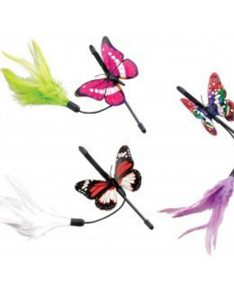 Spot 8” Mini, Fluttering Butterfly Teaser Wand