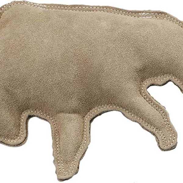 Dura-Fused Leather Dog Toy Buffalo Tan 1ea/LG