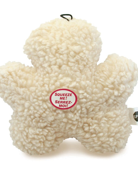 Spot Fleece Dog Toy Chewman Natural 1ea/8 in