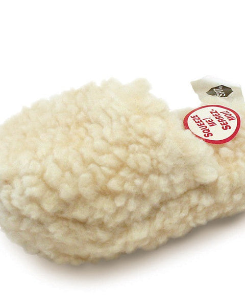 Spot Fleece Dog Toy Slipper Natural 1ea/8 in