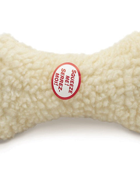 Spot Fleece Dog Toy Bone Natural 1ea/9 in