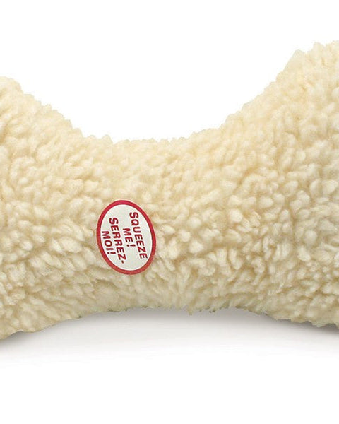 Spot Fleece Dog Toy Bone Natural 1ea/12 in