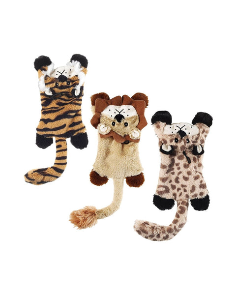 Ethical Pet Skinneeez Flat Cats Jungle Cat 14" Assorted