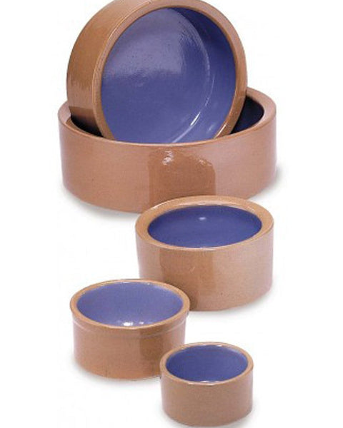 Spot Standard Crock Dog Bowl Blue, 1ea/7.5 in