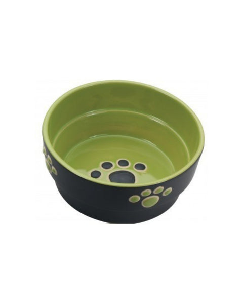 Spot 5" Dog, Green Fresco Stoneware