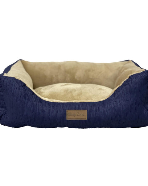 Ethical Pet Sleep Zone Wood Grain Stepin 20" Navy