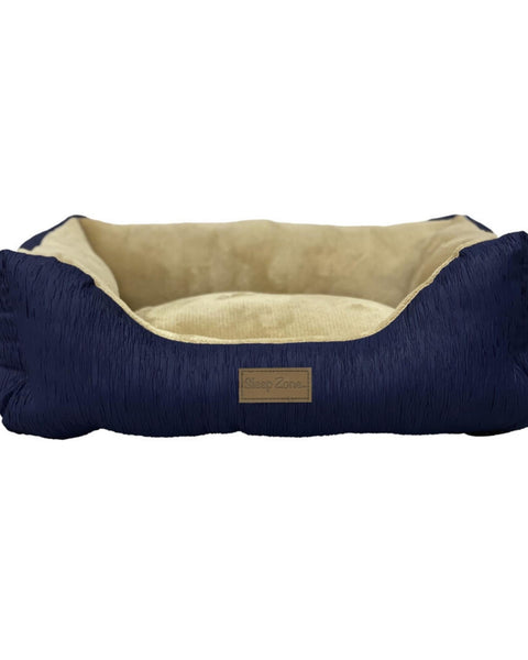 Ethical Pet Sleep Zone Wood Grain Stepin 26" Navy