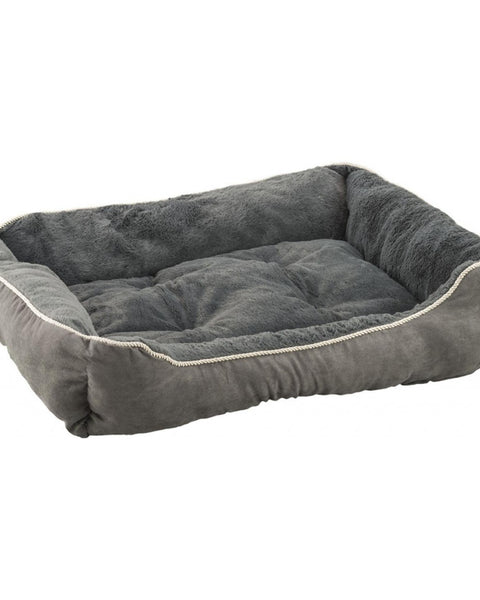 Ethical Pet Sleep Zone Piping Trim Slumber 28" Dark Gray