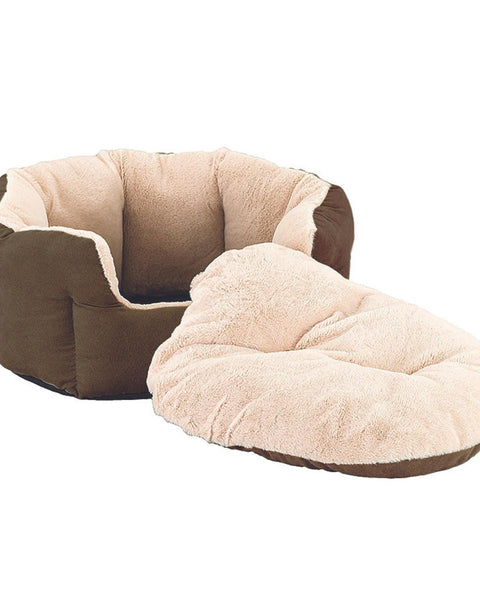 Ethical Pet Sleep Zone Reversible Cushion 18 Chocolate