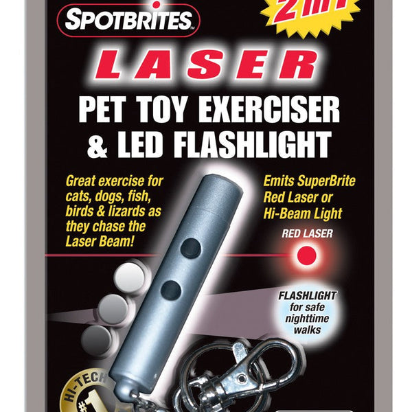 Spot Laser Original 2 in 1 Dog Toy Silver 1ea/One Size