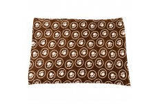 Spot Snuggler Paws/Circle Blanket Chocalate 1ea/40 In X 60 in