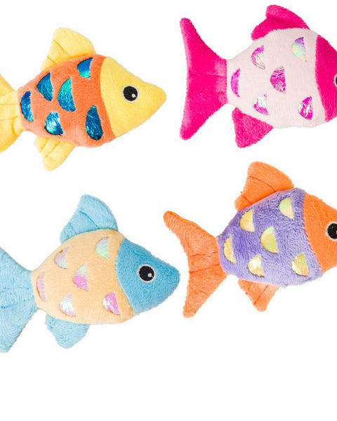 Spot Shimmer Glimmer Fish Catnip Toy Assorted