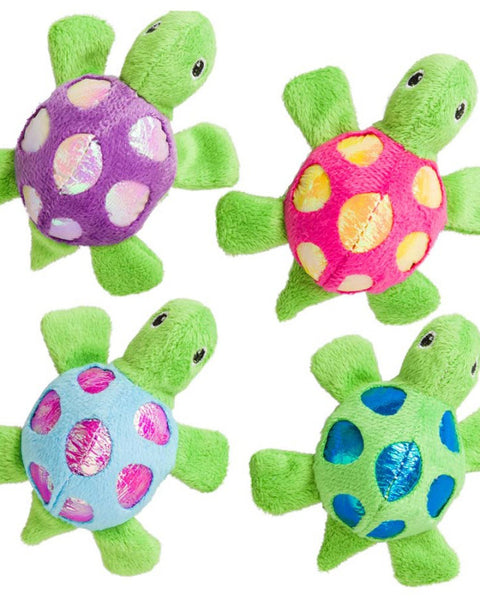 Spot Shimmer Glimmer Turtle Catnip Toy Assorted