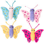 Spot Shimmer Glimmer Butterfly Catnip Toy Assorted