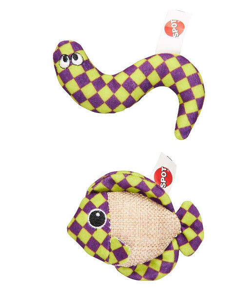 Spot Gone Fishin Cat Toy with Catnip Assorted 6.5 in