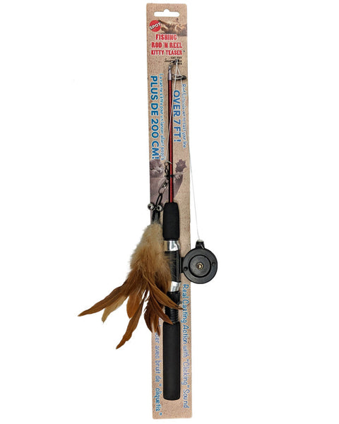 Ethical Pet Fishing Rod & Reel Kitty Teaser