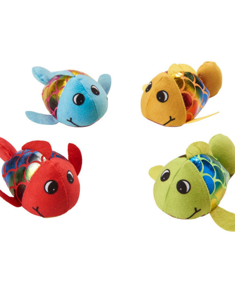 Spot Plush Jittery Fish Cat Toy Assorted, 1ea/3 in