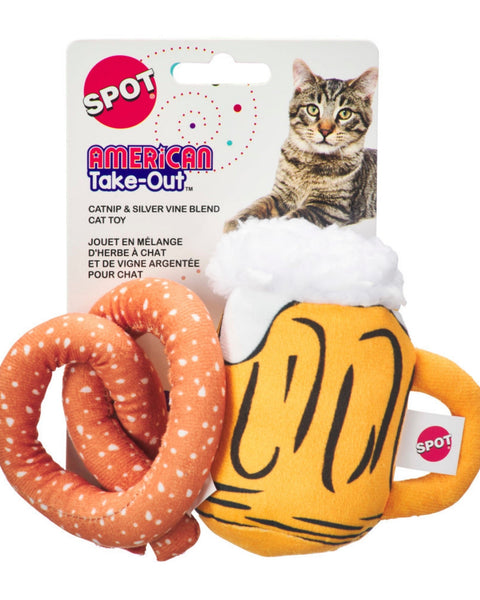 Spot American Take Out Cat Toy Assorted, 1ea/2 pk