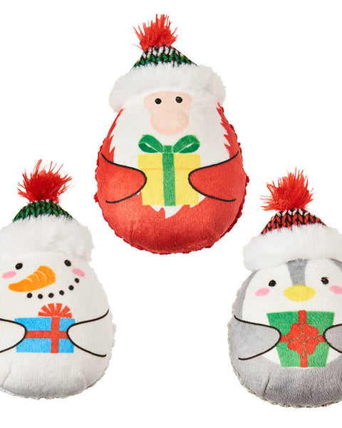 Ethical Pet Holiday Trio Catnip Toys Asst 4in.