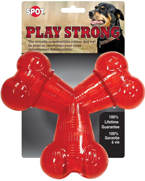 Spot Play Strong Dog Toy Trident 1ea/6 in